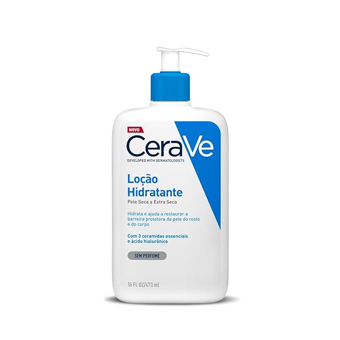 CeraVe CeraVe Daily Moisturizing Lotion for Dry Skin, Body Lotion & Face Moisturizer with Hyaluronic Acid and Ceramides, Daily Moisturizer, Fragrance Free, Oil-Free, 19 Ounce Moisturiser