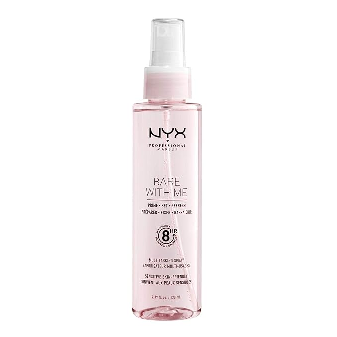 NYX PROFESSIONAL MAKEUP NYX PROFESSIONAL MAKEUP Bare With Me Multitasking Face Primer & Makeup Setting Spray, Hydrating Face Mist for up to 8HR Wear, Long-Lasting, Vegan Formula skincare