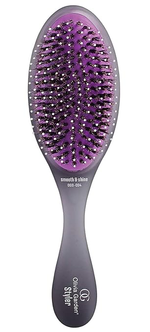 Olivia Garden OG Brush Styler with Boar and Nylon Bristles - Hair Brush for Men, Women, Kids - For Wet and Dry Hair - Ideal for All Hair Types - Smooths and Adds Shine skincare