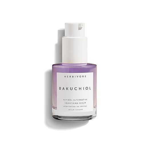 HERBIVORE Bakuchiol Retinol Alternative Face Serum | Smooths Skin, Improves Texture & Elasticity, Reduces Fine Lines & Wrinkles | Plant-based, Vegan, Cruelty-free, 30mL / 1 oz Serum