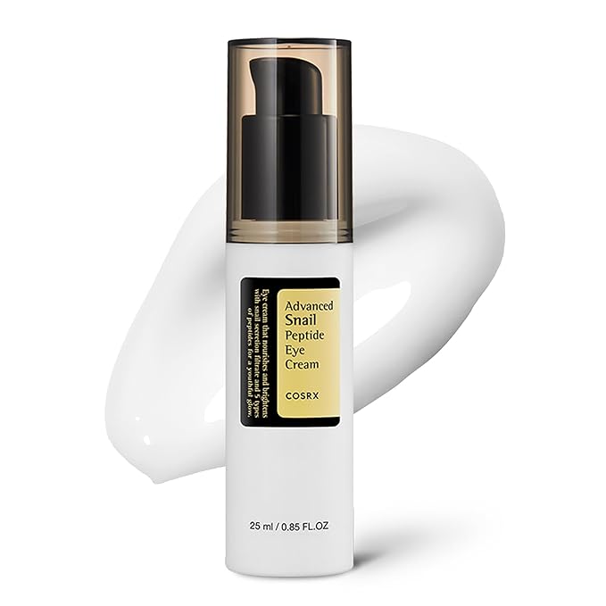 COSRX COSRX Snail Mucin Peptide Under Eye Cream, 0.84 fl oz, 73.7% Snail Mucin and Niacinamide, Eye Care, Eye Cream Anti Aging, Dark Circles, Korean Skin Care Korean face wash