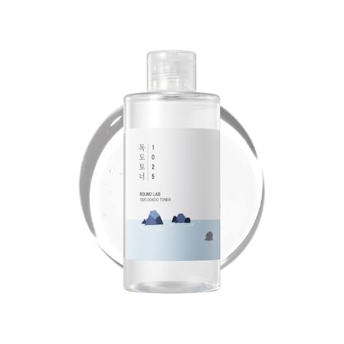 ROUND LAB ROUND LAB Dokdo Toner | Exfoliate daed skin cells, Replenish skin with long lasting moisture, Hydrating, Watery Type Toner (6.76fl.oz) Korean Exfoliator