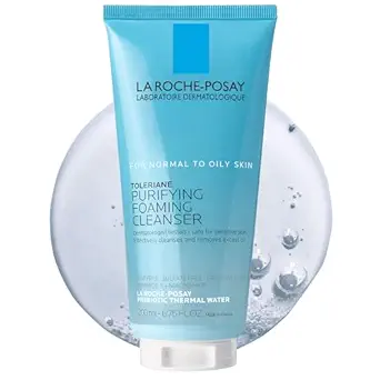 La Roche-Posay Toleriane Purifying Foaming Facial Cleanser, Oil Free Face Wash for Women & Men with Niacinamide + Ceramides, Pore Cleanser Safe For Sensitive Skin, Won’t Dry Out Skin, Soap Free Korean face wash