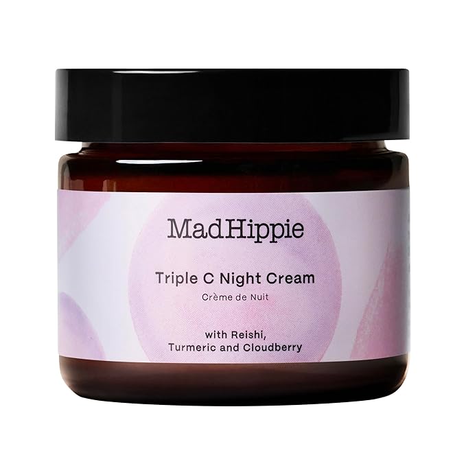 Mad Hippie Mad Hippie Triple C Night Cream – Face Moisturizer, Skin-Brightening, Anti-Aging Skin Care with 3 Forms of Vitamin C, 2.1 Oz Moisturiser