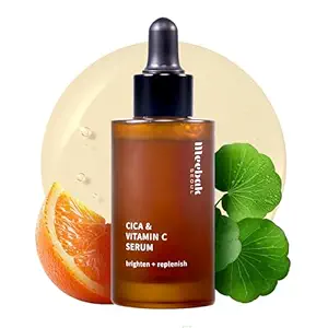 Meebak Meebak Korean Vitamin C Serum | Radiance Face Serum | Soothing Formula with Centella Asiatica, Panthenol & Adenosine for Glowing Skin | Lightweight Daily Formula Serum