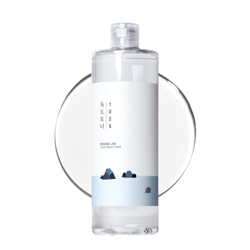 ROUND LAB ROUND LAB 1025 Dokdo Toner 16.91 Fl Oz, Oil Control and Reduces Excess Sebum, Gentle Exfoliating Facial Toner, Deep Sea Water for Moisturization, Soft Finish Without Stickiness, Korean Skin Care Korean Exfoliator
