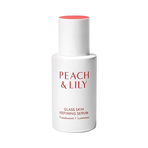 Peach & Lily Peach & Lily - Glass Skin Refining Serum for Face (1.35 ounces) - Hyaluronic Acid Niacinamide Serum - Sensitive Skin - Vitamin B3, Peach & Yam, Peptides - Self Care, Vegan, Cruelty Free, Korean Beauty Serum