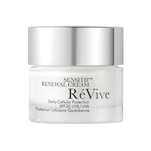 RéVive Firming Face Cream with SPF 30 - Sensitif Renewal Facial Moisturizer - Anti Aging Face Moisturizer for Sensitive Skin - Helps Improve Skin Clarity, Tone & Elasticity (50g) Sunscreen