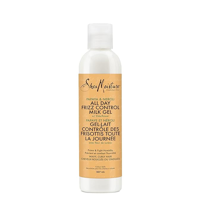 Shea Moisture SheaMoisture Milk Gel for Wavy Curly Hair Papaya and Neroli Parabenfree Curl Gel Oz, 8 Ounce Moisturiser