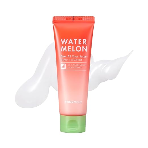 TONYMOLY Watermelon Dew All Over Body & Face Serum, Hydrating Serum for Glowing Skin, Korean Skincare, Watermelon Extract, Aloe Leaf Extract & Centella Asiatica, All Skin Types Serum