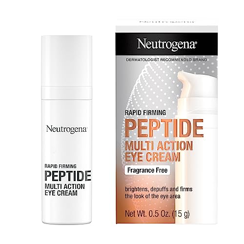 Neutrogena Neutrogena Rapid Firming Peptide Eye Cream: Depuffing, Brightening, Hydrating, Fragrance-Free, 0.5 fl. oz Eye Cream