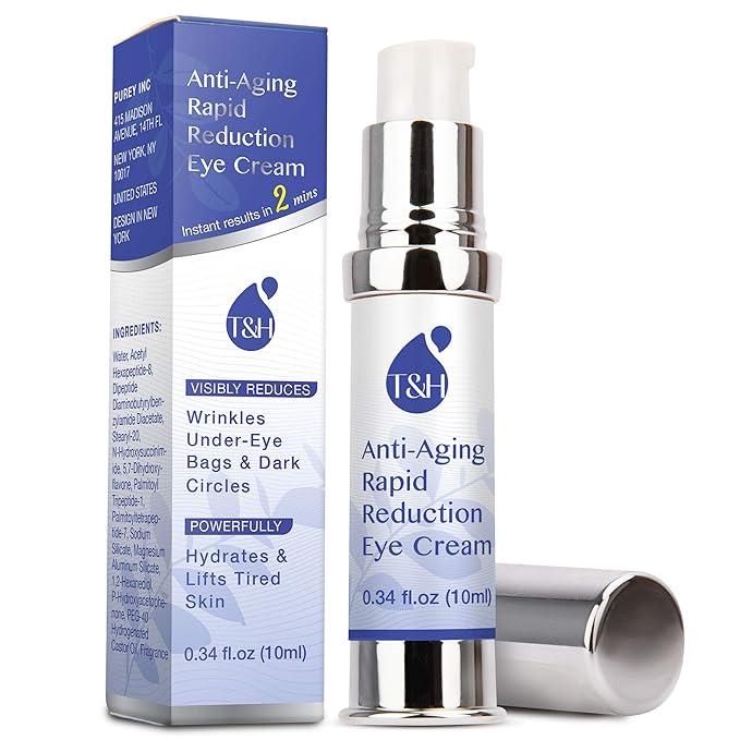 TEREZ & HONOR TEREZ & HONOR Anti-Aging Rapid Reduction Under-Eye Cream, Visibly and Instantly Reduces Wrinkles, Dark Circles and Eye Bags in 120 Seconds, Hydrates & Lifts Skin Rapid Eye Cream