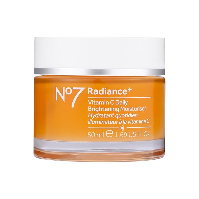 No7 The Boots No.7 Radiance+ Vitamin C Daily Moisturiser, 1.6 Fl Oz (Pack of 1) Moisturiser
