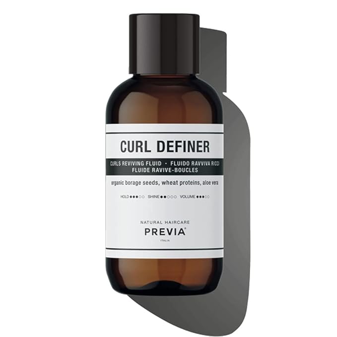 PREVIA PREVIA Curl Definer Hydrating Serum for Curly Hair – Vegan Oil for Frizz Control, Moisturizing & Enhancing Curls – Sulfate-Free, Paraben-Free,Natural Ingredients for Soft, Shiny,Bouncy Curls 3.38 oz Serum