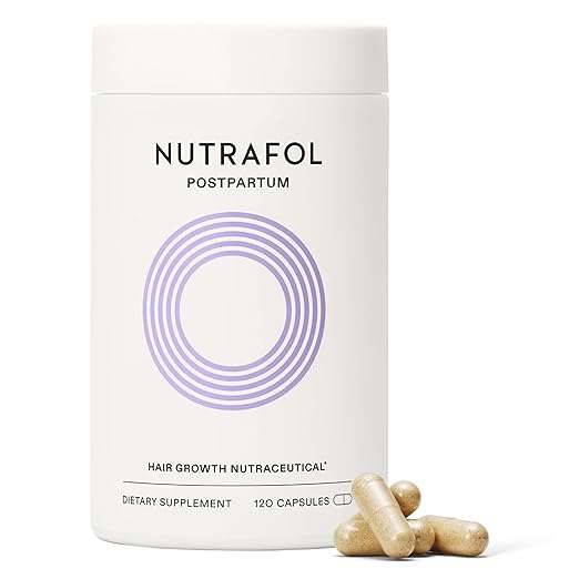 Nutrafol Postpartum Hair Growth Supplements, Clinically Tested for Visibly Thicker Hair and Less Shedding, Breastfeeding-friendly - 1 Month Supply Korean face wash