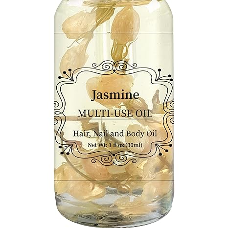 NP NATURES PHILOSOPHY Jasmine Multi-Use Oil for Face, Body and Hair - Organic Plant Fragrant Essential Oil for Dry Skin, Scalp and Nails - 1 Fl Oz skincare