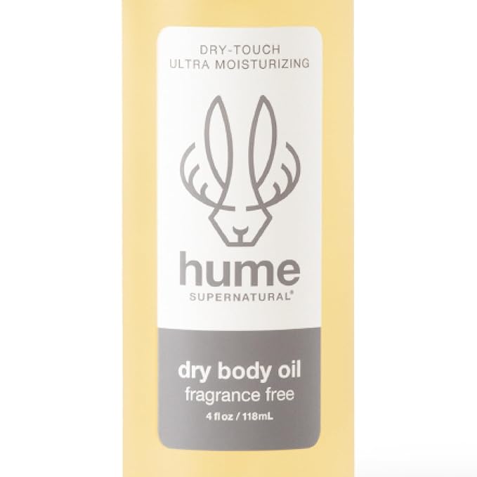 HUME SUPERNATURAL HUME SUPERNATURAL Dry Body Oil Spray - Moisturizing Oil for Dry Skin, After Shower Body Oils for Women and Men, Oil Body Spray, Nourishing, Hydration, Glow, Fragrance Free, 1 Pack Moisturiser