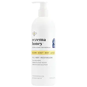ECZEMA HONEY ECZEMA HONEY Oatmeal Body Lotion - Hand & Body Cream for Eczema Relief - Natural Dry Skin Repair (16 Oz) Moisturiser