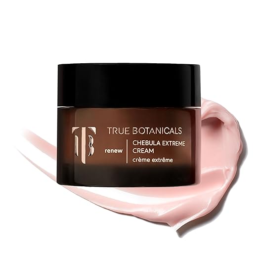 True Botanicals Chebula Extreme Cream | Anti-Aging Moisturizer w/Hyaluronic Acid | Treats Fine Lines & Wrinkles | Dry & Sensitive Skin | Dermatologist Tested, All Natural, Vegan | 1.7 oz | 50 ml Moisturiser