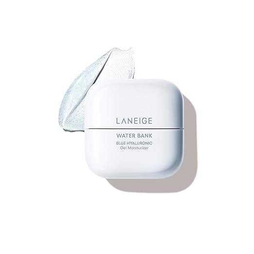 LANEIGE Water Bank Blue Hyaluronic Gel Moisturizer: Lightweight Hydrating Face Gel with Mint Extract, Hypoallergenic & Dermatologist-Tested Moisturiser