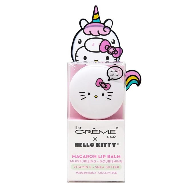 The Crème Shop The Crème Shop x Hello Kitty Macaron Lip Balm - Sweet Sprinkles skincare