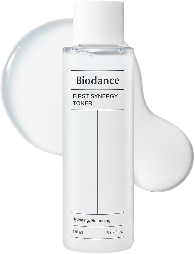 BIODANCE Biodance First Synergy Toner, Moisturizing, Skin Balance Facial Toner with Hyaluronic Acid, Korean Skin Care | 5.07 fl.oz,150ml Toner