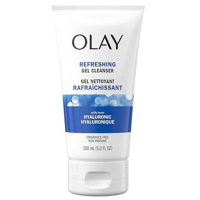 Olay Olay Regenerist Hyaluronic + Peptide 24 Face Wash, Fragrance-Free, 5.0 o Water Cleanser