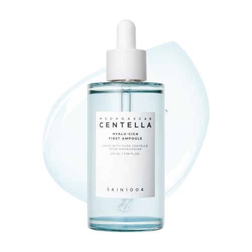 SKIN1004 SKIN1004 Hyalu-Cica First Ampoule, Korean Serum for Face with Hyaluronic Acid & Centella, Facial Ampoule Serum for Deep Moisture, Lightweight Centella Ampoule, Korean Skin Care, 3.38 fl.oz / 100ml Korean Serum