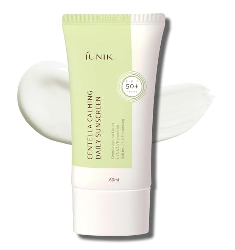 IUNIK IUNIK Centella Calming Moisture Daily Sunscreen SPF 50+ PA++++ Matte & No White Cast Centella Asiatica Dry Oily Sensitive Vegan Korean Skincare Korean Sunscreen