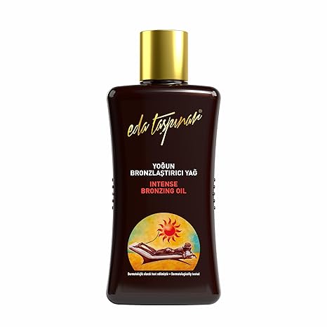 Eda Taşpınar Eda Taspinar Intense Tanning Oil for Fast, Dark Outdoor Tan | Mediterranean Sun Tanning Oil | Suntan | No SPF | Golden, Long-Lasting Glow – 6.8 fl oz (200 ml) Sunscreen