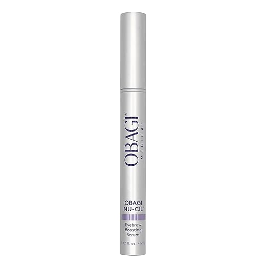 Obagi Nu-Cil Eyebrow Boosting Serum - Ultimate Eyebrow Growth Serum with Hyaluronic Acid - Dermatologist Approved for Thin, Patchy & Over-Tweezed Eyebrows - Fast Absorbing - 6ml Serum