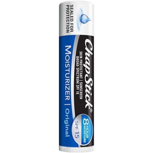 ChapStick ChapStick Moisturizer 2-in-1 Lipcare SPF 15, Original – Sunscreen Lip Balm with Aloe Vera and Vitamin E, 0.15 Oz Ea Sunscreen