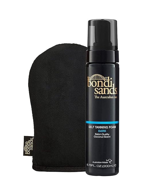 Bondi Sands Self Tanning Foam + Application Mitt | Includes Lightweight Sunless Foam + Reusable Mitt for a Flawless Finish skincare