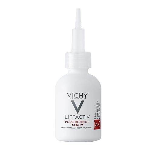 Vichy LiftActiv Pure Retinol Serum for Face, Anti-Aging Face Serum for Wrinkles & Fine Lines, .2% Retinol + Peptides, Resurfaces Skin Sexture To Smooth & Firm Skin, 1 Fl. Oz. Serum