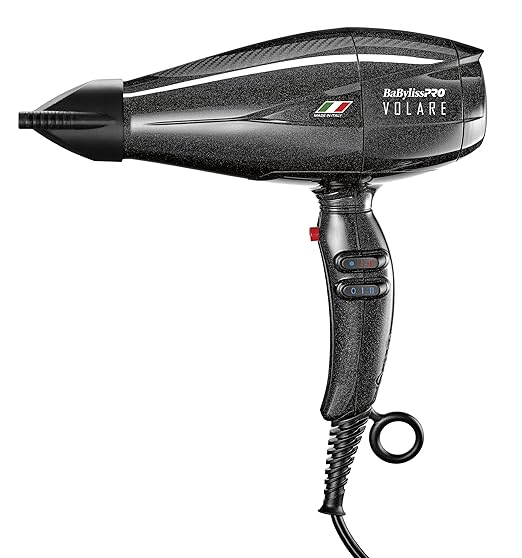 BaBylissPRO Nano Titanium Italian Volare Hair Dryer - Professional 2000 Watt Blow Dryer skincare