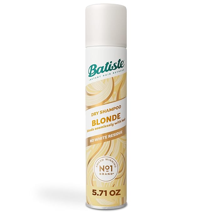 Batiste Batiste Dry Shampoo for Blonde Hair, Refresh Hair and Absorb Oil Between Washes, Waterless Shampoo for Added Hair Texture and Body, 5.71 oz skincare