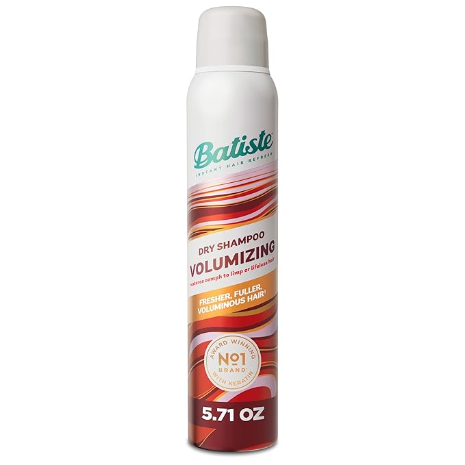 Batiste Batiste Dry Shampoo, Volumizing, Refresh Hair and Absorb Oil Between Washes, Waterless Shampoo for Added Hair Texture and Body, 5.71 oz skincare