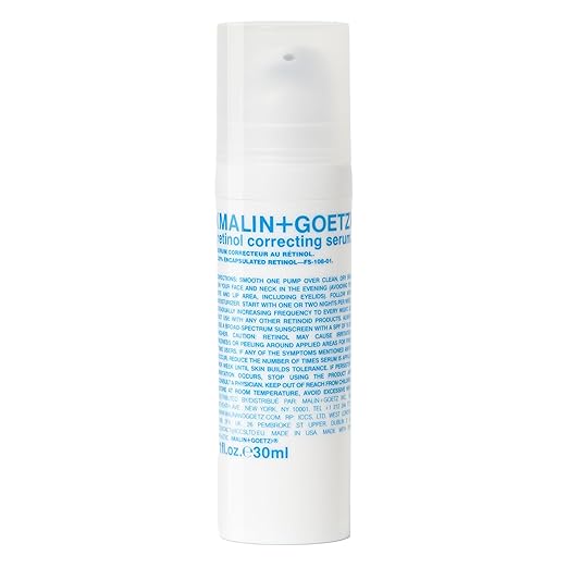 MALIN+GOETZ Retinol Correcting Serum | Multi-Vitamin Retinol Serum with Vitamins A, C, E + Superoxide Dismutase | Smooths Texture, Brightens, Firms + Reduces Fine Lines | Vegan + Cruelty-Free(1 Fl Oz) Serum