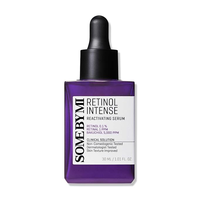 SOME BY MI SOME BY MI Retinol Intense Reactivating Serum – 1.01oz, 30ml – Korean Bakuchiol Retinol Serum for Face Firming – Improves Signs of Aging, Minimizes Pore Size & Refines Skin Texture – Korean Skin Care Korean Serum