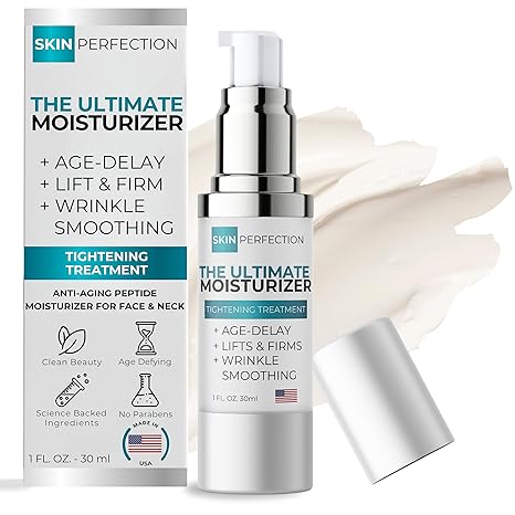 Skin Perfection Skin Perfection Neck Firming Cream the Ultimate Anti-aging Night Face Moisturizer 10 Peptides Triple Treatment Argireline Pepha Tight Syn Ake Collagen Progeline Matrixyl Juveleven Uplevity Exfoliator