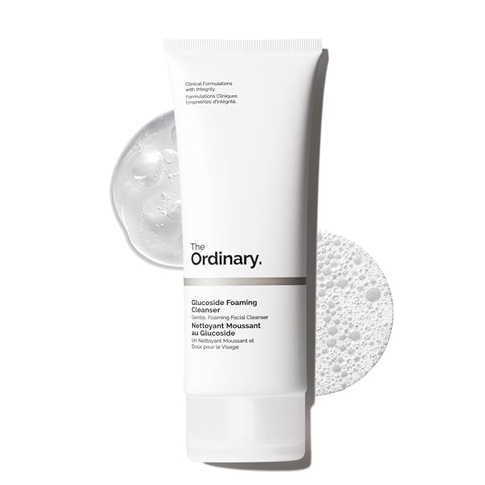 The Ordinary The Ordinary Glucoside Foaming Cleanser, Gentle Foaming Face Wash for All Skin Types Including Sensitive Skin, 5.1 Fl Oz Korean face wash