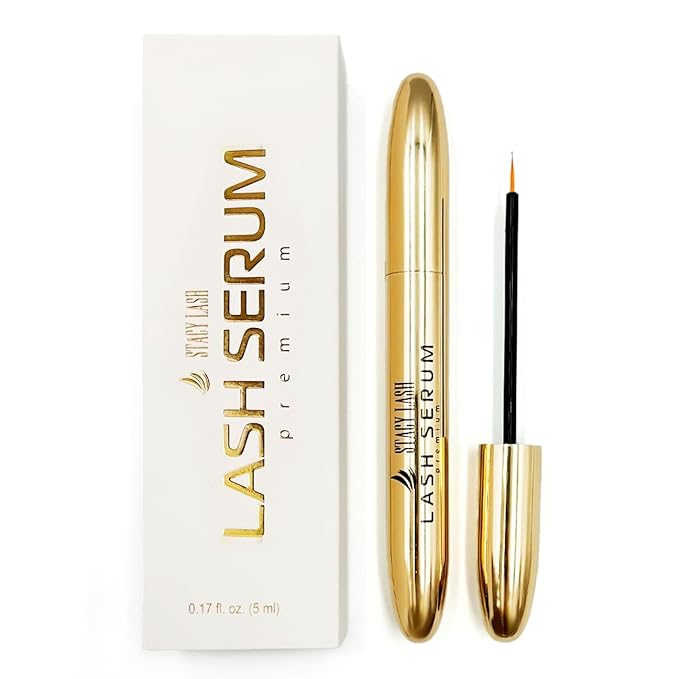 STACY LASH Stacy Lash Growth Serum (0.17fl.oz / 5ml) | Eyebrow & Eyelash Enhancing Serum for Natural Lashes & Brows Serum