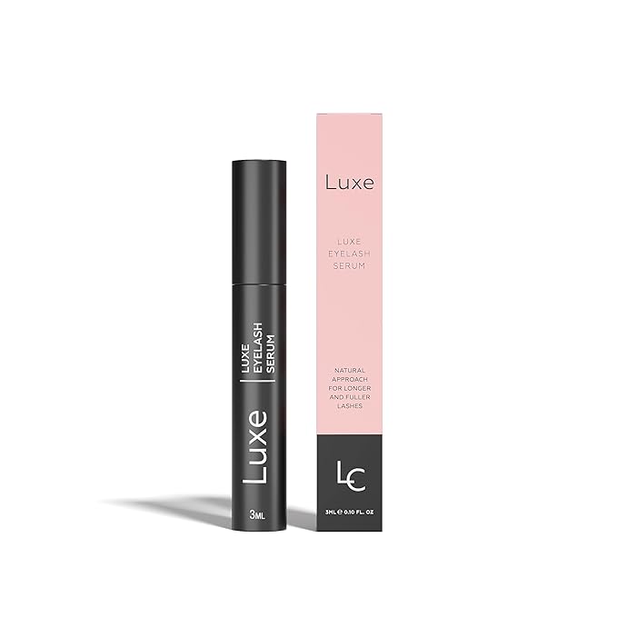 Luxe Cosmetics Luxe Cosmetics Eyelash Serum (3mL) Eyelash Growth Serum for Thicker, Longer & Fuller Lashes - Premium Lash Growth, Volume Lashes - Visible Results After 4 Weeks - Suitable for All Eyelashes Serum