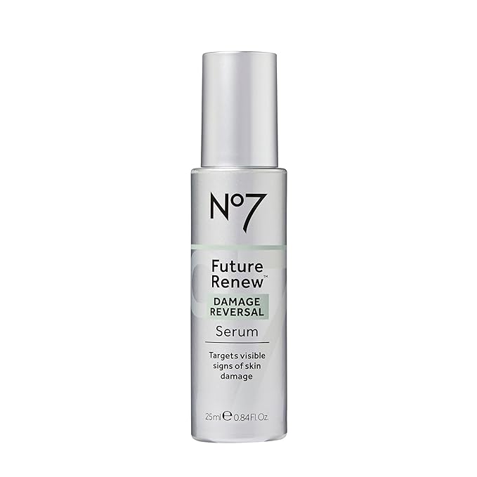 No7 No7 Future Renew Damage Reversal Anti Aging Serum for Face - Face Serum for Women with Peptides to Support Skin Repair - Helps Reduce Fine Lines, Wrinkles, Dryness & Uneven Tone (0.84 Fl oz) Serum