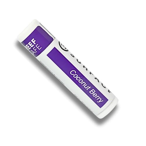 Surface Sun Systems Surface SPF 30 Sunscreen Lip Balm, Broad Spectrum SPF Lip Sunscreen for Dry Cracked Lips, Moisturizing Chapstick for Outdoor Use, Water Resistant Lip Protection for 80 Minutes, Coconut Berry, 0.15oz Sunscreen