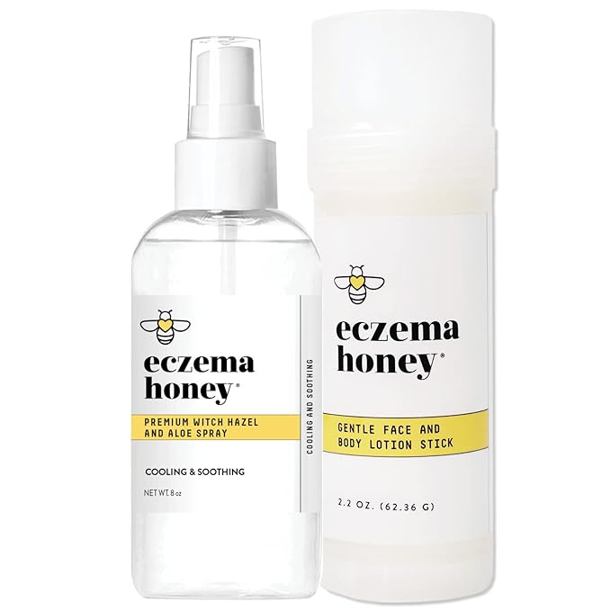 ECZEMA HONEY ECZEMA HONEY Premium Witch Hazel & Gentle Face and Body Lotion Stick - Natural Dry Skin Repair - For Senstive Skin Moisturiser