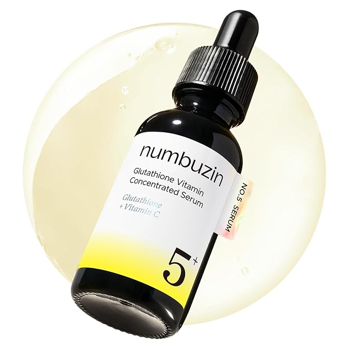 numbuzin numbuzin No.5 Vitamin Concentrated Serum, Dark Spot Care, Glutathione & Vitamin Serum, Korean Skincare, Tranexamic Acid 4%, Niacinamide 5%, for a Radiant-Looking Glow 1.01 fl oz Serum