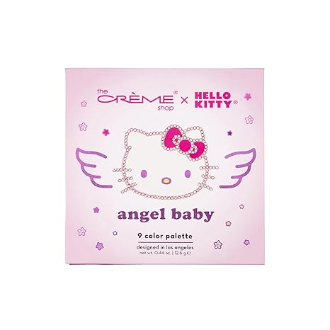 The CrE8me Shop The CrE8me Shop Hello Kitty Y2K Angel Baby Eyeshadow Palette, PINK skincare