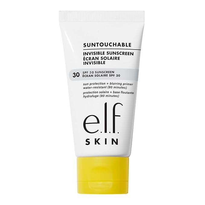 e.l.f. e.l.f. SKIN Suntouchable Invisible SPF 35, Lightweight, Gel-based Sunscreen For A Smooth Complexion, Doubles As A Makeup Primer, Vegan & Cruelty-Free, Packaging May Vary Korean face wash