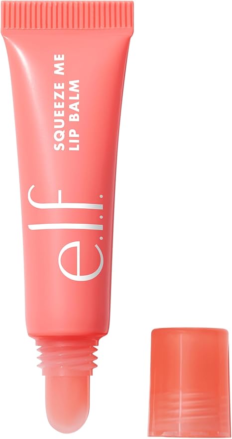 e.l.f. e.l.f. Squeeze Me Lip Balm, Moisturizing Lip Balm for A Sheer Tint of Color, Infused with Hyaluronic Acid, Vegan & Cruelty-Free Korean face wash